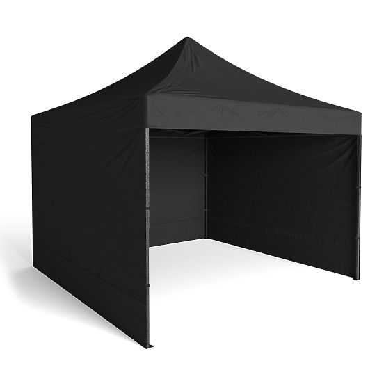 Padiglione commerciale espresso 3x3 m nero