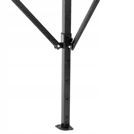 Padiglione commerciale espresso 3x3 m nero