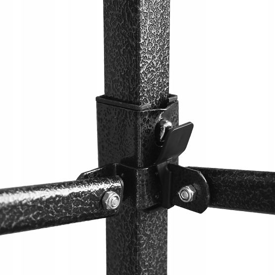 Padiglione commerciale espresso 3x3 m nero