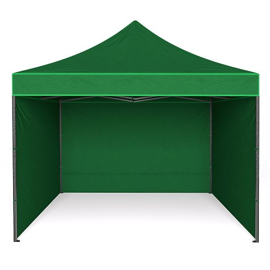 Padiglione commerciale espresso 3x3 m verde