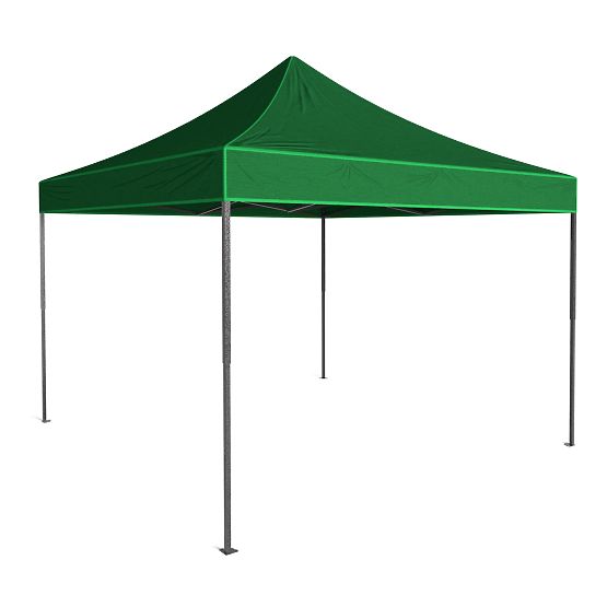Padiglione commerciale espresso 3x3 m verde