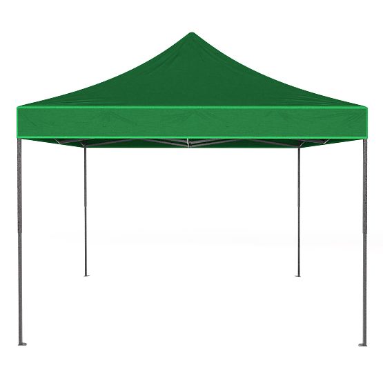 Padiglione commerciale espresso 3x3 m verde