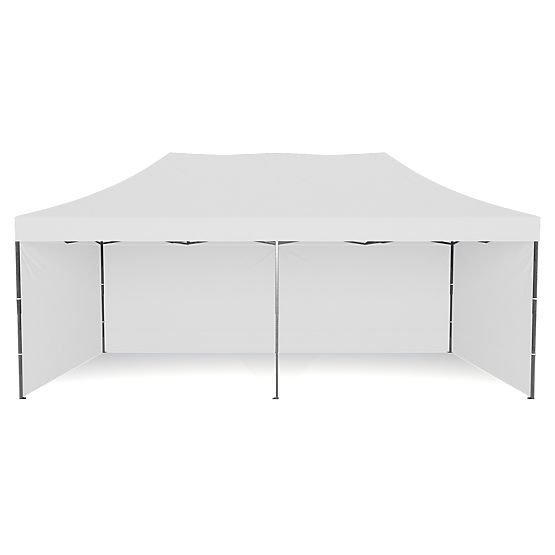 Padiglione commerciale espresso - 3x6 m - bianco