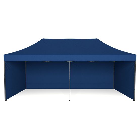 Padiglione commerciale espresso - 3x6 m - blu