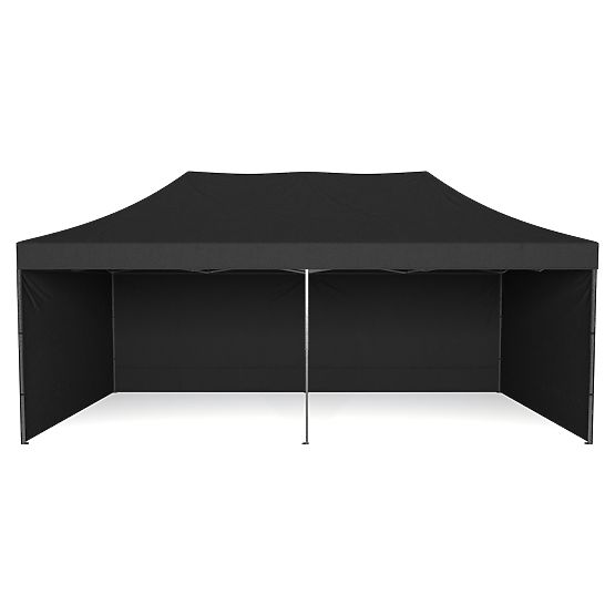 Padiglione commerciale espresso - 3x6 m - nero