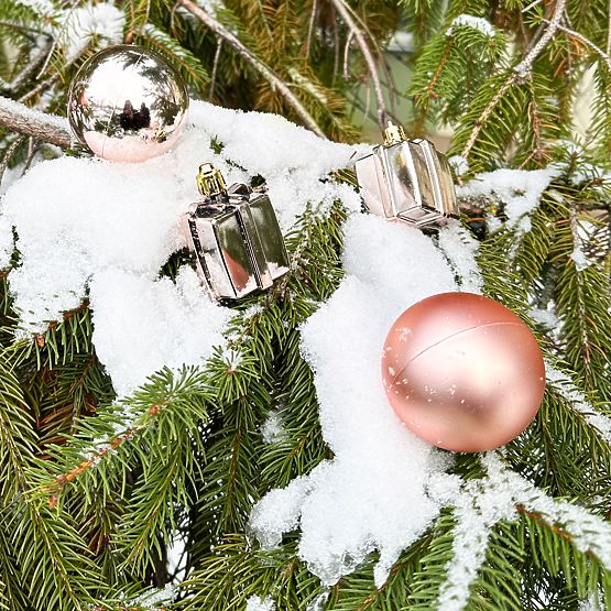 PALLINE DI NATALE MIX 311437 rosa