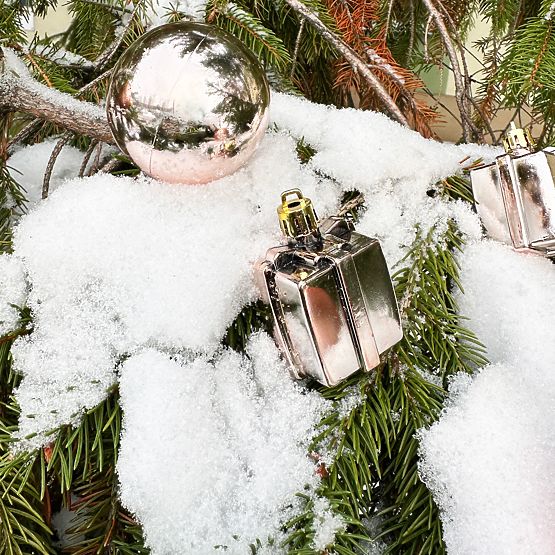 PALLINE DI NATALE MIX 311437 rosa