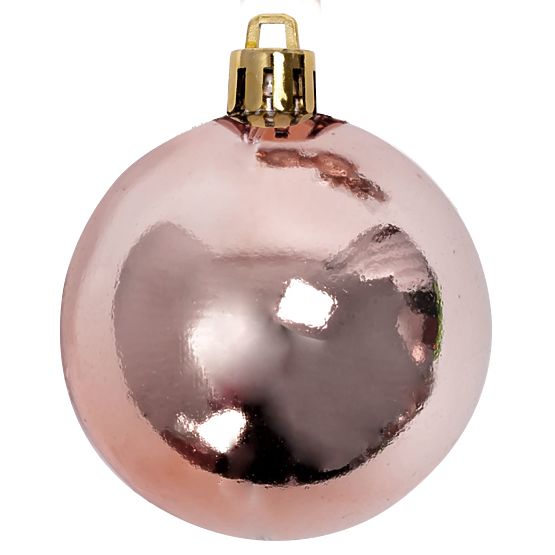 PALLINE DI NATALE MIX 311437 rosa