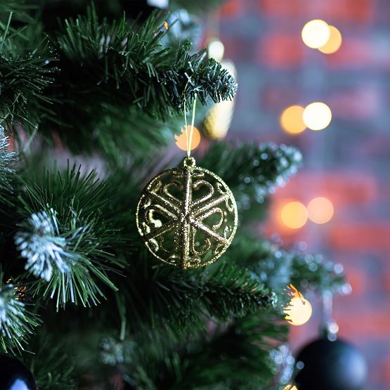 PALLINE DI NATALE NERE 100 PZ KL-21X04