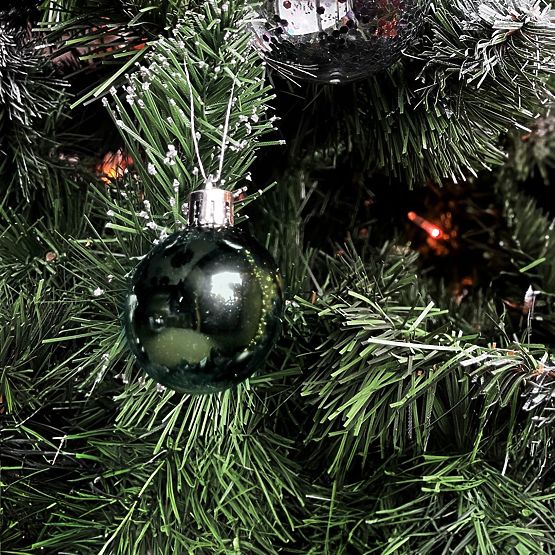 PALLINE DI NATALE VERDI 34 PEZZI SYSD1688-027