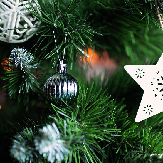 PALLINE DI NATALE VERDI 34 PEZZI SYSD1688-027