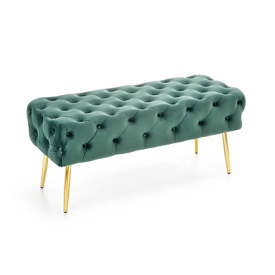 Panca ATHENA verde scuro / oro
