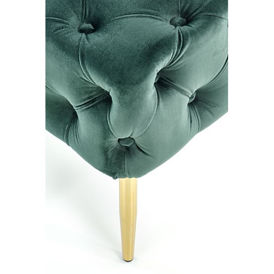Panca ATHENA verde scuro / oro