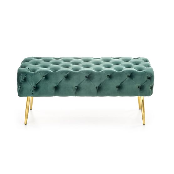 Panca ATHENA verde scuro / oro