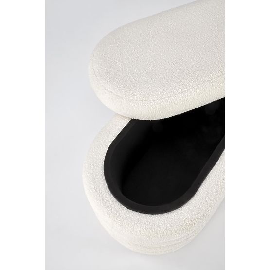 Panca BLISS con spazio contenitivo, crema (1p=1pz)