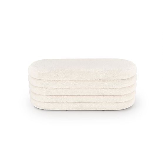 Panca BLISS con spazio contenitivo, crema (1p=1pz)