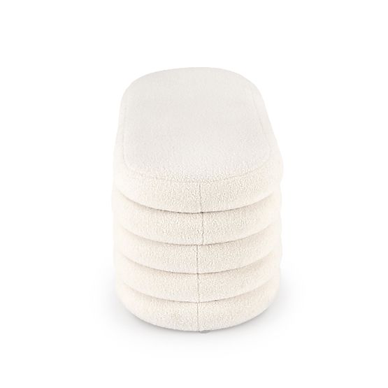 Panca BLISS con spazio contenitivo, crema (1p=1pz)