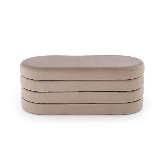 Panca CALPI con spazio di stoccaggio, beige (1p=1ks)