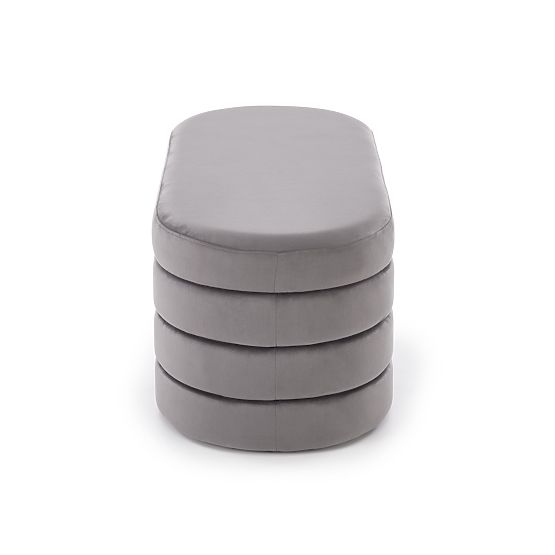 Panca CALPI con spazio di stoccaggio, grigia (1p=1pz)