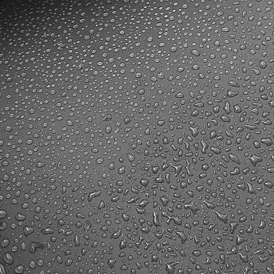 Panca da giardino in tecnorattan divano CORDOBA nero con cuscini grigi