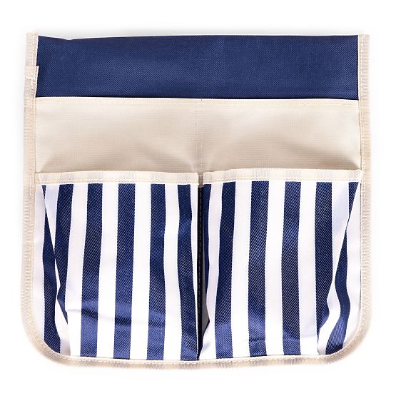 Panca inginocchiatoio pieghevole da giardino 2 in 1 - blu