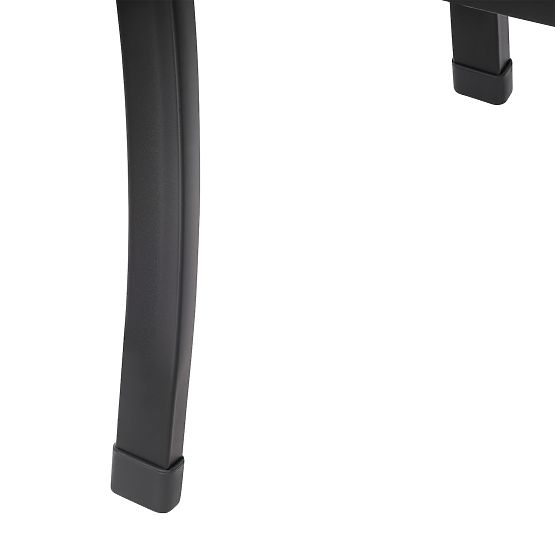 Panchina da giardino con schienale per terrazza balcone struttura in metallo