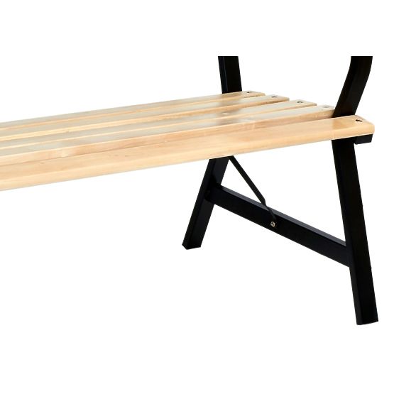 Panchina da giardino in acciaio e ghisa TITO