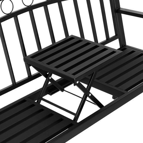 Panchina da giardino in metallo BANCO