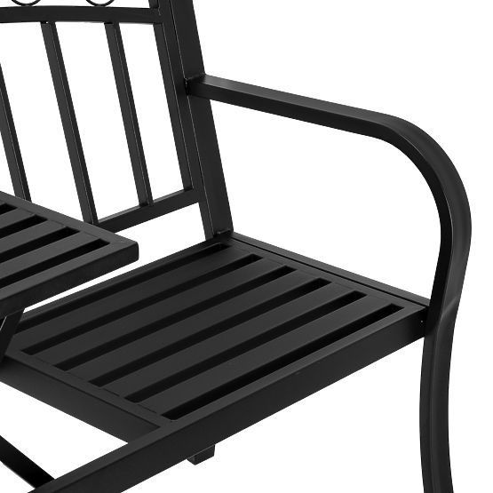 Panchina da giardino in metallo BANCO