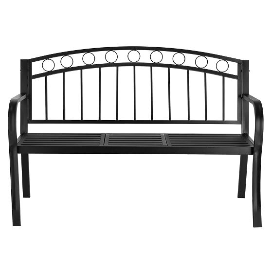 Panchina da giardino in metallo BANCO