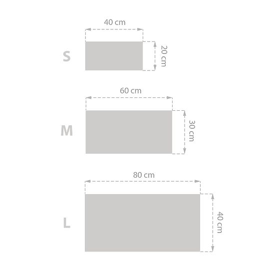 Pannello imbottito Klasic - argento