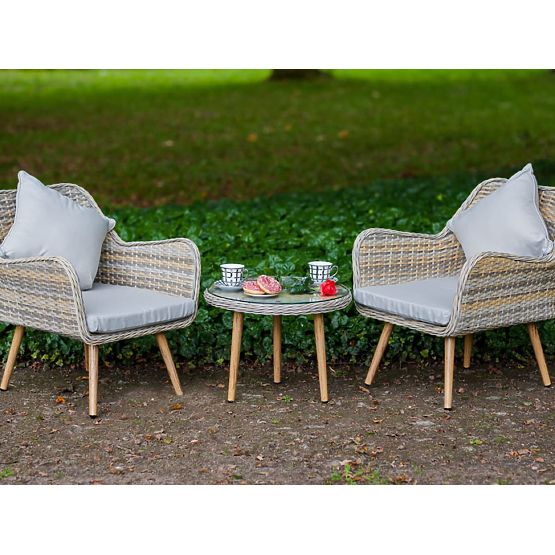 Piccolo set da balcone in rattan sintetico BELICCO