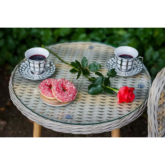 Piccolo set da balcone in rattan sintetico BELICCO