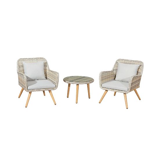 Piccolo set da balcone in rattan sintetico BELICCO