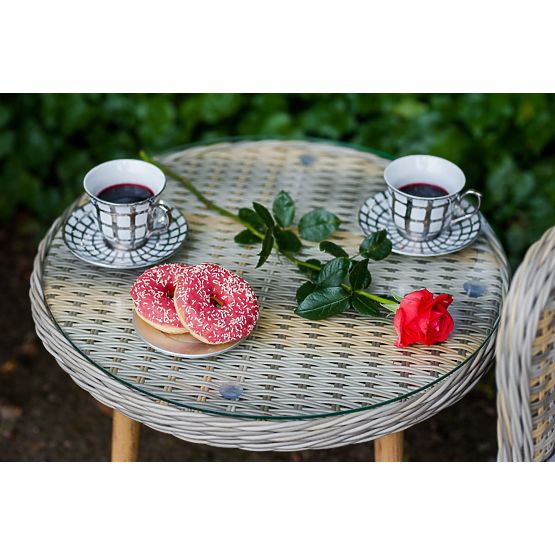 Piccolo set da balcone in rattan sintetico BELICCO