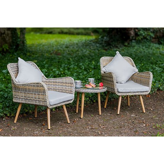 Piccolo set da balcone in rattan sintetico BELICCO