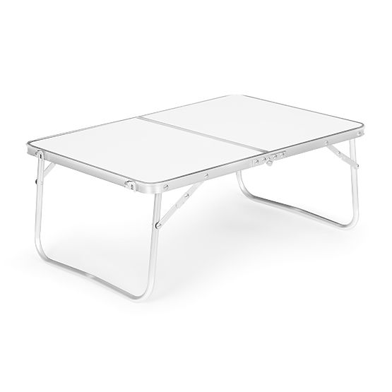 Piccolo tavolo da picnic pieghevole da campeggio 60x40 cm bianco MultiGarden