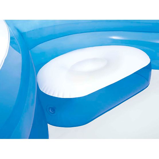 Piscina da giardino con sedili gonfiabili 229x229cm Intex 56475