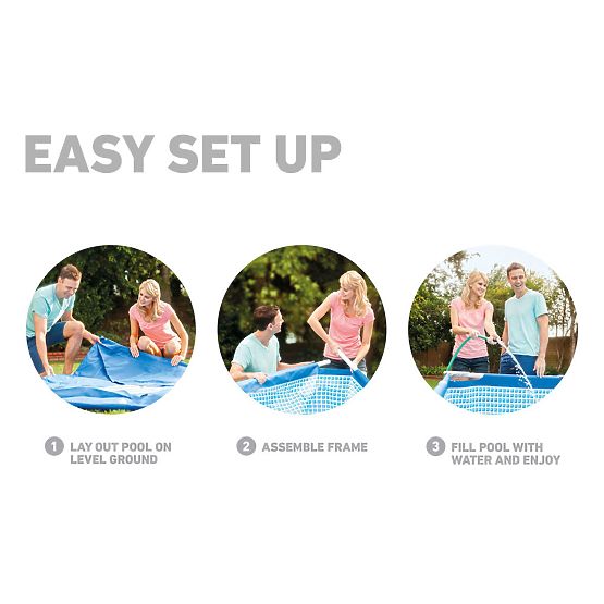 Piscina da giardino con telaio 450x220x84 7127L INTEX 28273