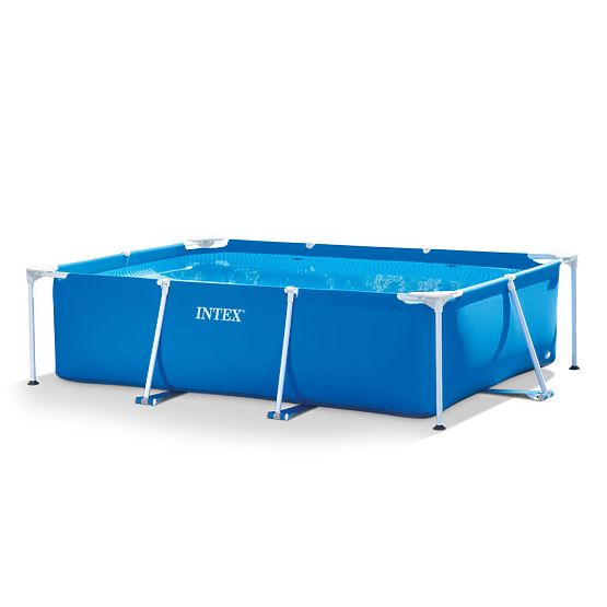 Piscina da giardino con telaio rettangolare 3x2m Intex