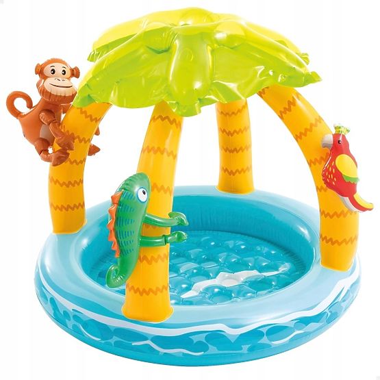 Piscina gonfiabile per bambini isola con tettoia INTEX 58417