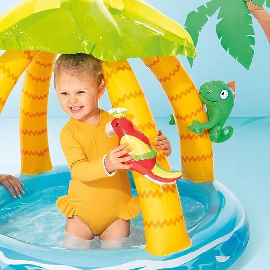 Piscina gonfiabile per bambini isola con tettoia INTEX 58417