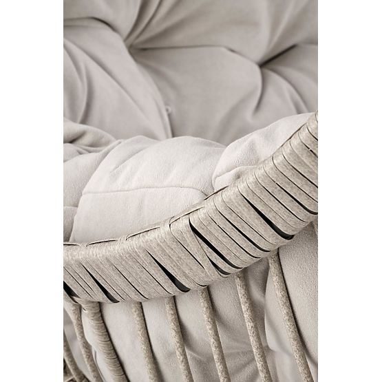 Poltrona da giardino RASMUS, grigio chiaro (3p=1ks)