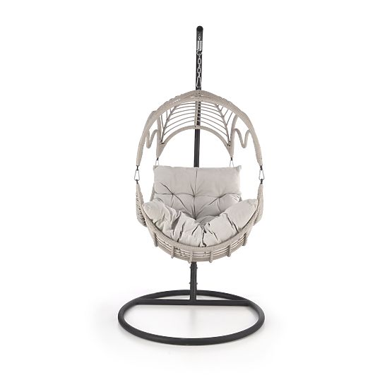 Poltrona da giardino RASMUS, grigio chiaro (3p=1ks)