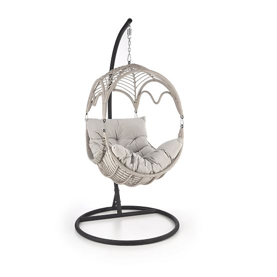 Poltrona da giardino RASMUS, grigio chiaro (3p=1ks)