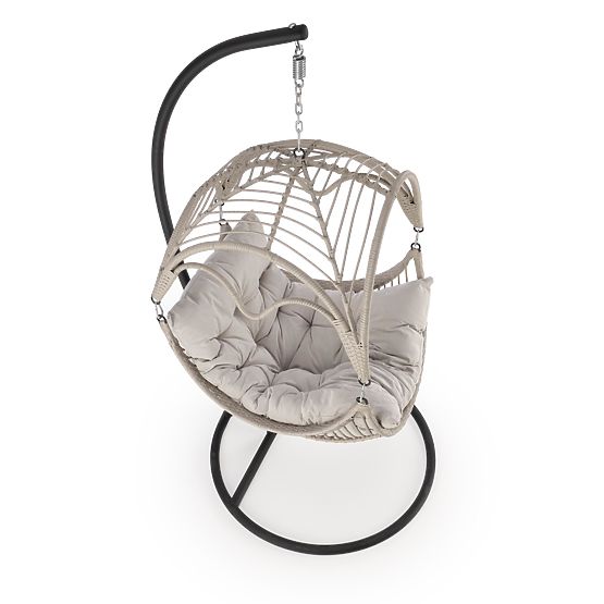 Poltrona da giardino RASMUS, grigio chiaro (3p=1ks)