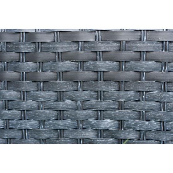 Poltrona da terrazza in tecnorattan MODERNO grigia