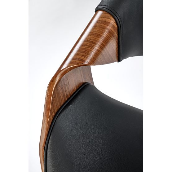 Poltrona da ufficio BILBO nero / noce (1p=1ks)