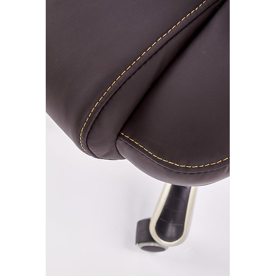 Poltrona da ufficio DESMOND marrone scuro