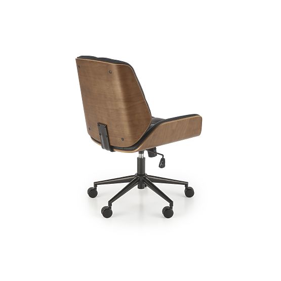 Poltrona da ufficio GAVIN noce/nero (1p=1pz)